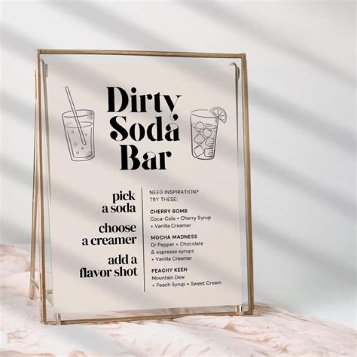 What does it mean to have a drink dirty?